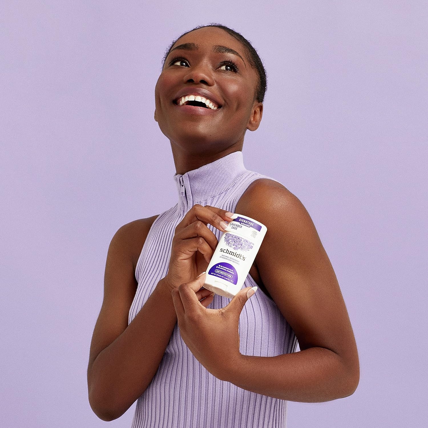 image:imageSchmidts AluminumFree Vegan Deodorant Rose amp Vanilla with 24 Hour Odor Protection for Women and Men Natural Ingredients CrueltyFree 265 ozLavender and Sage