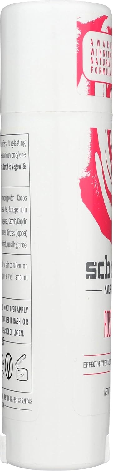 image:imageSchmidts AluminumFree Vegan Deodorant Rose amp Vanilla with 24 Hour Odor Protection for Women and Men Natural Ingredients CrueltyFree 265 ozRose and Vanilla