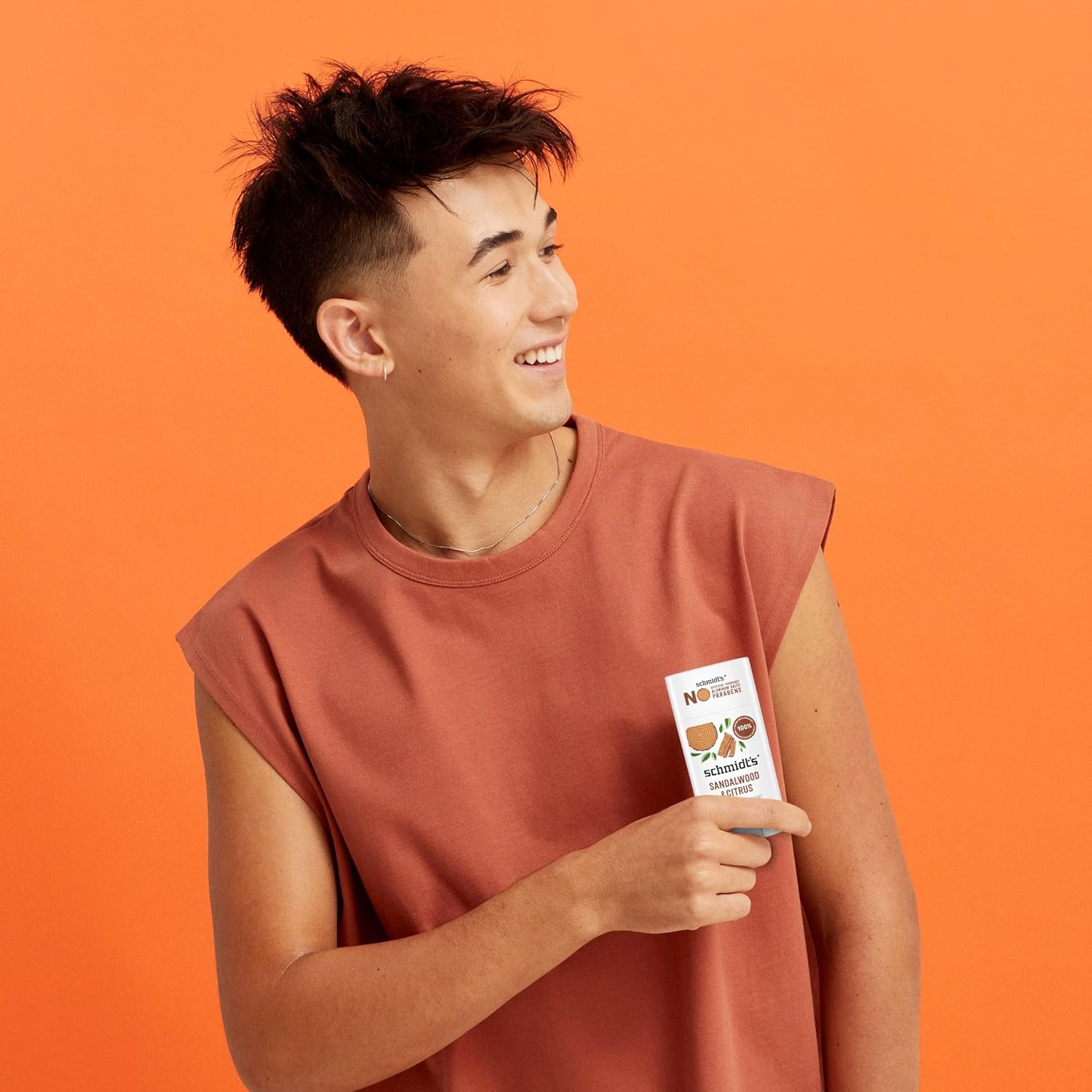 image:imageSchmidts AluminumFree Vegan Deodorant Sandalwood amp Citrus 2 Count for Women and Men with 24 Hour Odor Protection Natural Ingredients CrueltyFree 265 ozSandalwood and Citrus