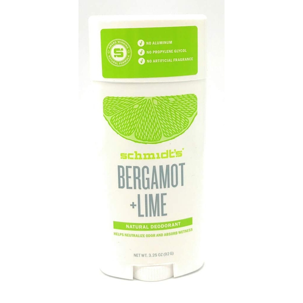 image:imageSchmidts AluminumFree Vegan Deodorant Rose amp Vanilla with 24 Hour Odor Protection for Women and Men Natural Ingredients CrueltyFree 265 ozBergamot and Lime