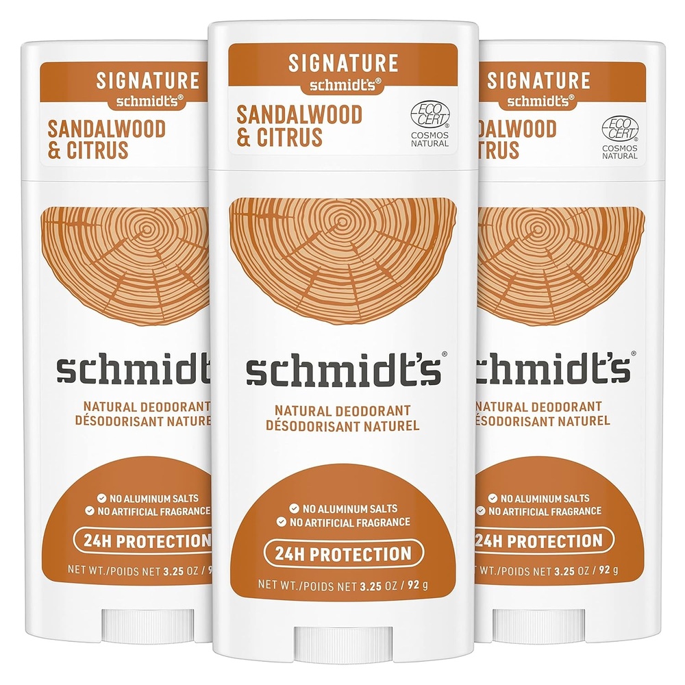 image:imageSchmidts AluminumFree Vegan Deodorant Rose amp Vanilla with 24 Hour Odor Protection for Women and Men Natural Ingredients CrueltyFree 265 ozCitrus