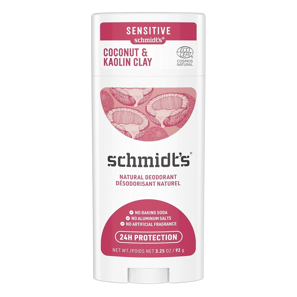 image:imageSchmidts AluminumFree Vegan Deodorant Rose amp Vanilla with 24 Hour Odor Protection for Women and Men Natural Ingredients CrueltyFree 265 ozCoconut