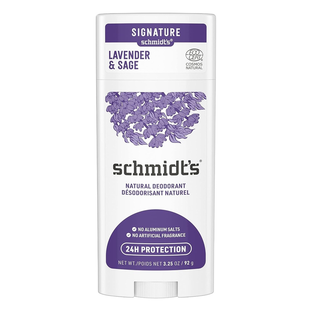 image:imageSchmidts AluminumFree Vegan Deodorant Rose amp Vanilla with 24 Hour Odor Protection for Women and Men Natural Ingredients CrueltyFree 265 ozLavender and Sage