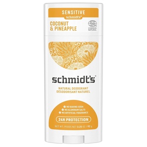 Schmidt’s Aluminum-Free Vegan Deodorant Rose & Vanilla with 24 Hour Odor Protection for Women and Men, Natural Ingredients, Cruelty-Free, 2.65 oz(Coconut Pineapple)